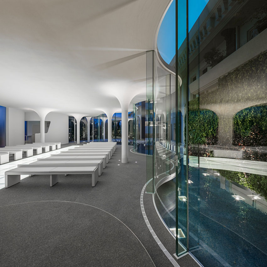 教堂設計,教堂建築設計,白色玻璃教堂,日本白之翼教堂,KTX archiLAB