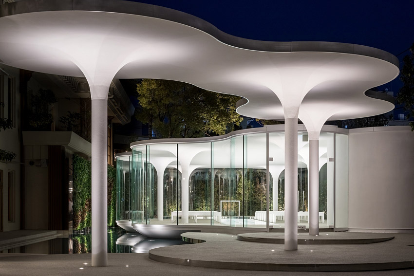 教堂設計,教堂建築設計,白色玻璃教堂,日本白之翼教堂,KTX archiLAB