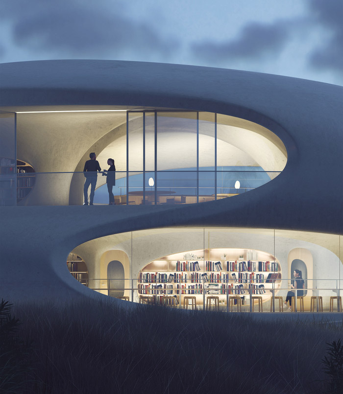 MAD設計,海口雲洞圖書館,MAD建築事務所,圖書館設計,馬岩鬆事務所,馬岩鬆設計