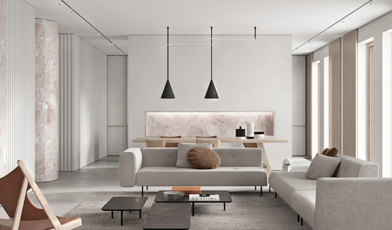 CHUB ARCHITECTS | 俄羅斯190㎡現代簡約清新公寓