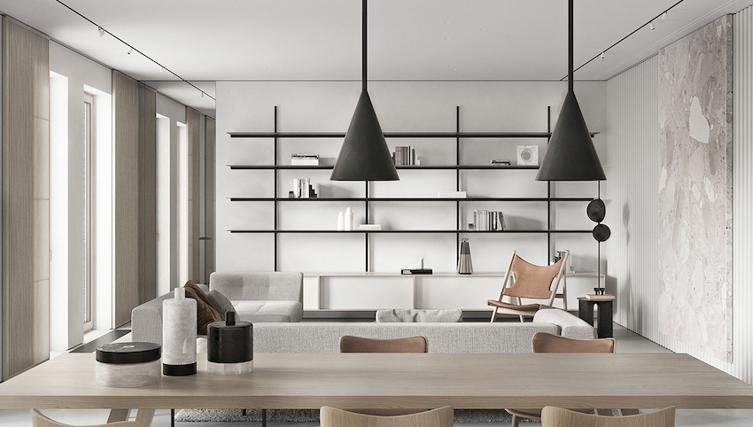 CHUB ARCHITECTS,CHUB ARCHITECTS作品,俄羅斯公寓,公寓設計,國外公寓設計,現代風格公寓設計,簡約公寓設計,住宅設計,國外住宅設計,家裝設計,國外家裝設計