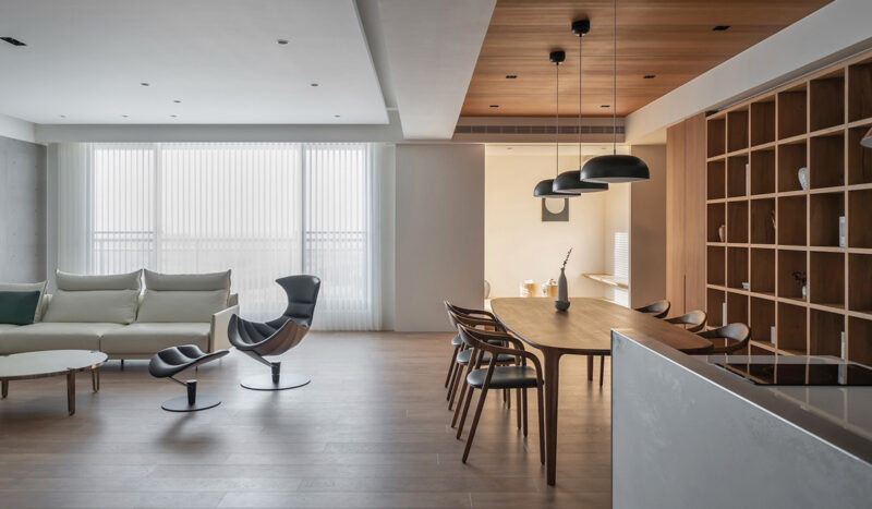 木介空間設計 | 台灣170㎡日係原木公寓