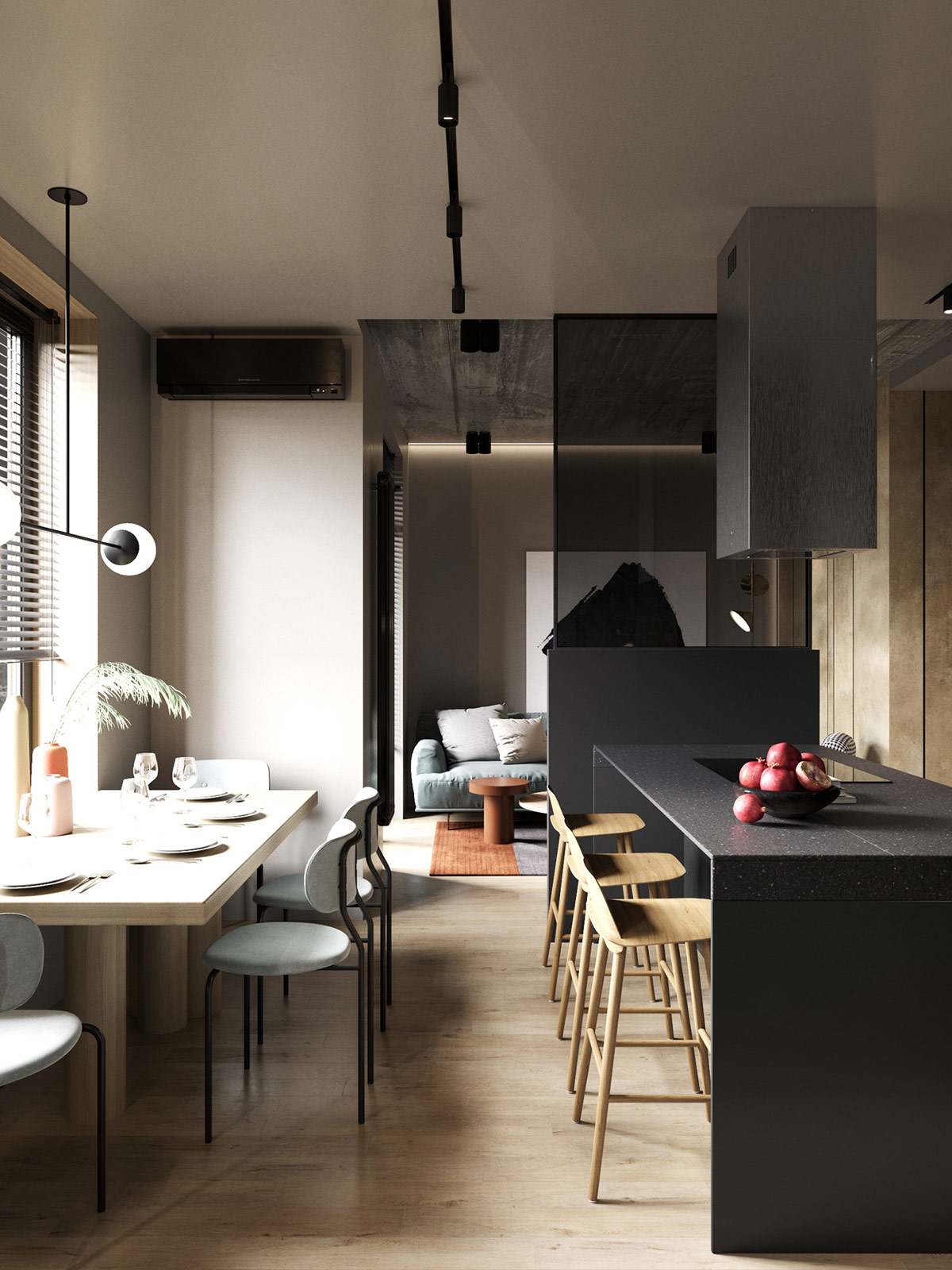 小戶型設計,家裝設計,黑白灰風格設計,軟裝設計,小戶型設計效果圖,小戶型設計案例,小戶型裝修設計