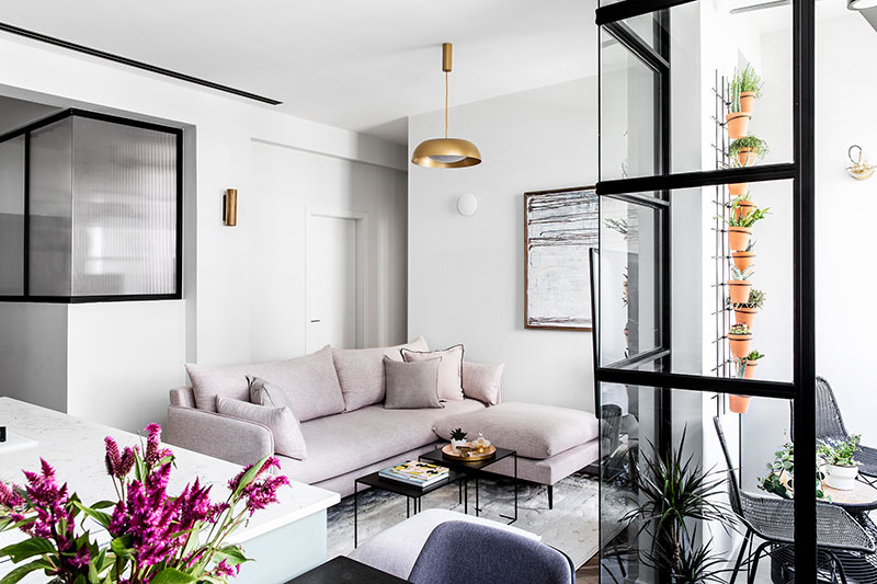 現代風格設計,家裝設計,60㎡小戶型設計,輕奢風格設計,軟裝設計,輕奢風格小戶型設計效果圖,輕奢風格設計案例