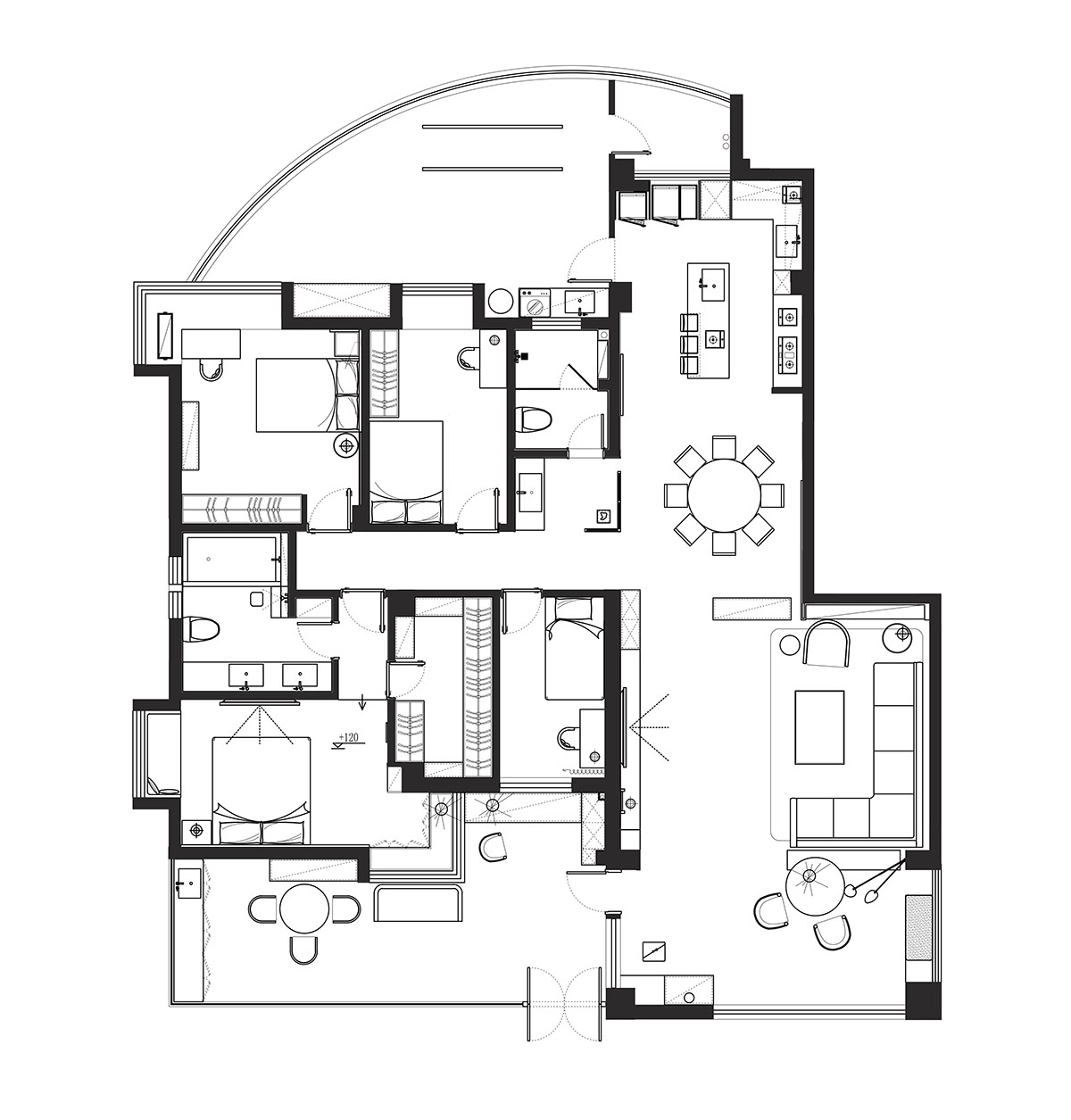 樸境設計事務所,家裝設計,東方美學人文大宅,248㎡大平層設計,軟裝設計,大平層設計效果圖,大平層設計案例,樸境設計作品,項目投稿