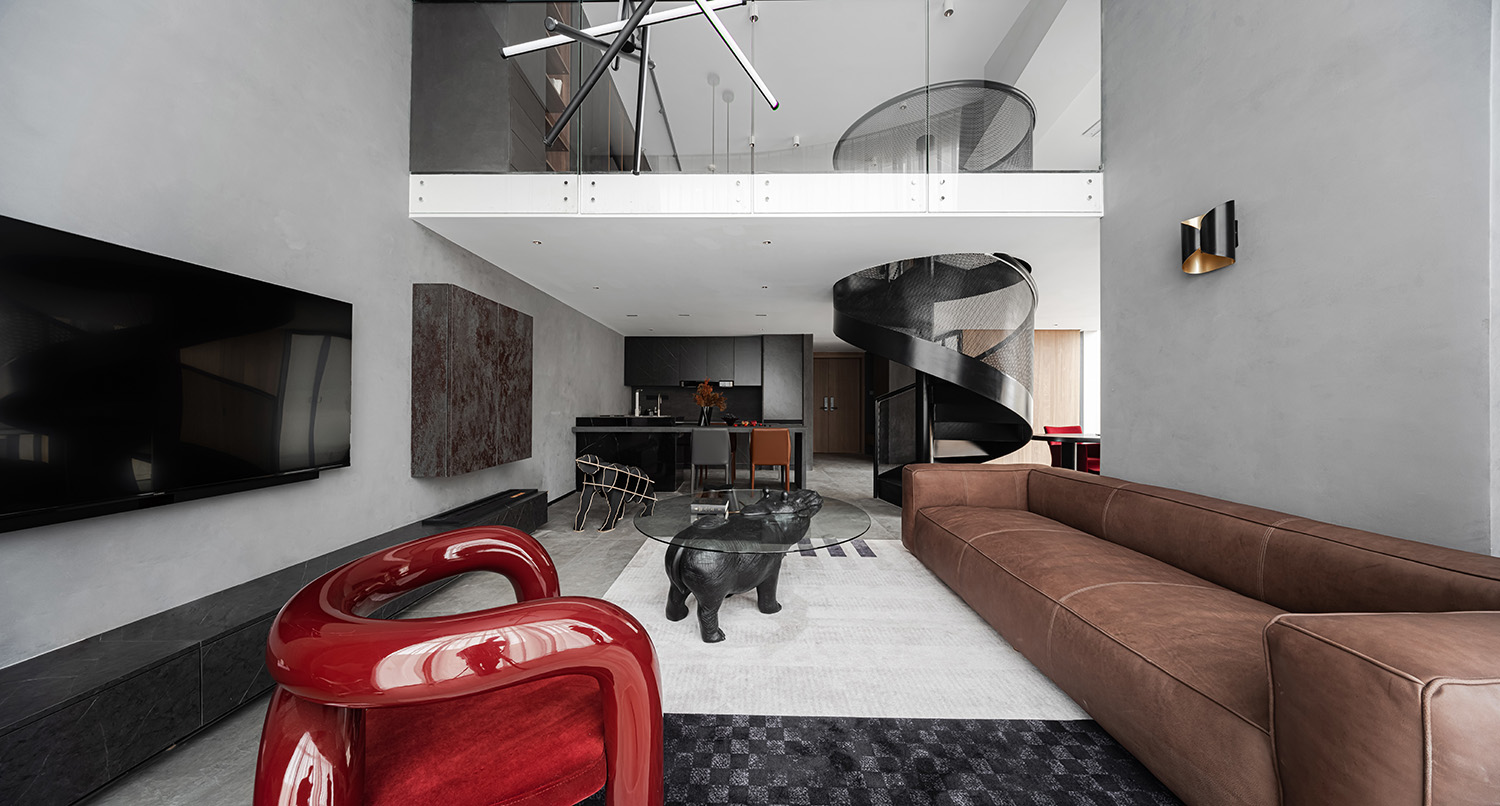 LOFT公寓設計,工業風公寓設計,家裝設計,單身公寓設計,軟裝設計,成都公寓設計,成都天廊T66高端公寓,項目投稿,初一設計,成都初一設計