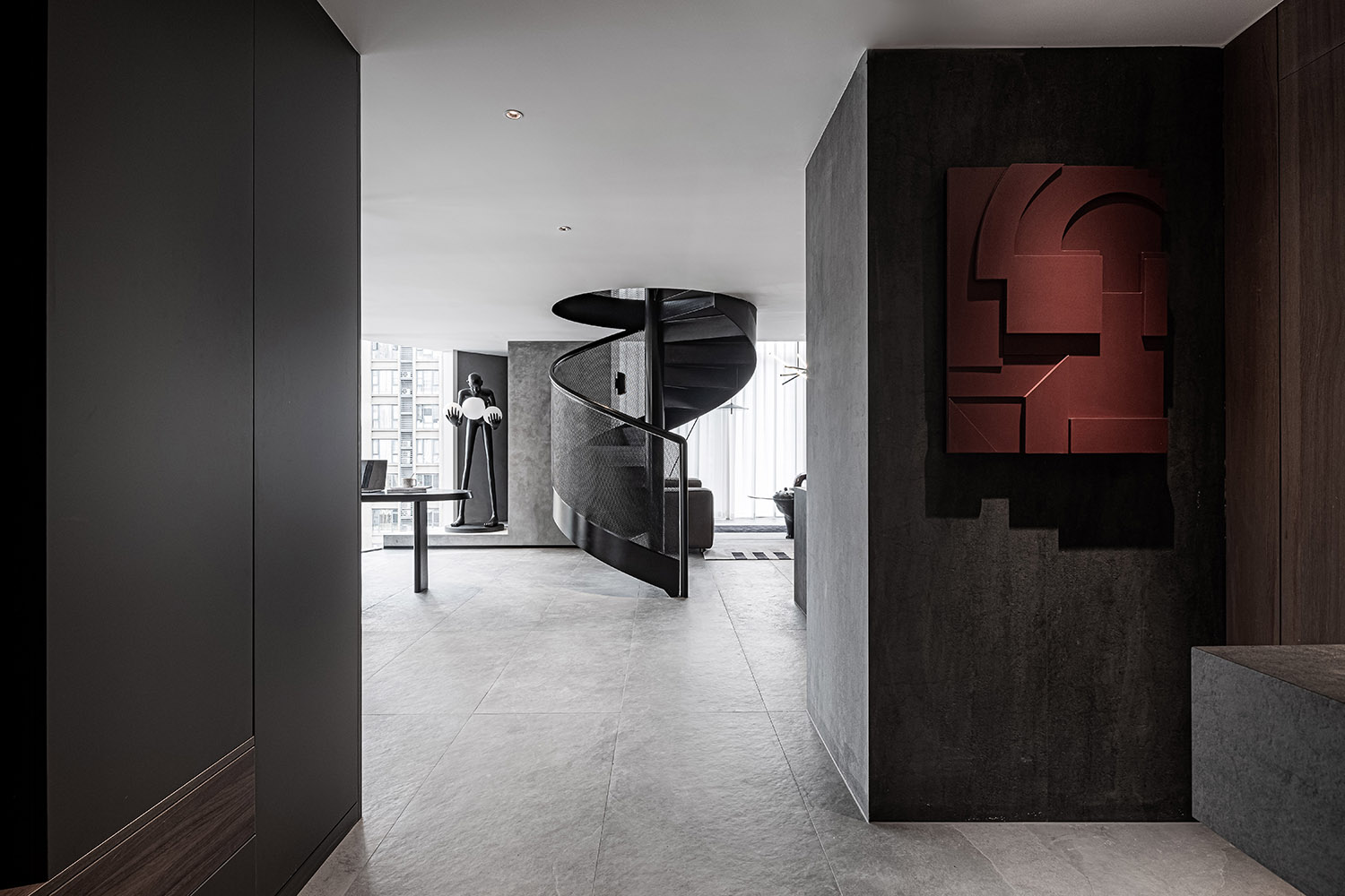 LOFT公寓設計,工業風公寓設計,家裝設計,單身公寓設計,軟裝設計,成都公寓設計,成都天廊T66高端公寓,項目投稿,初一設計,成都初一設計