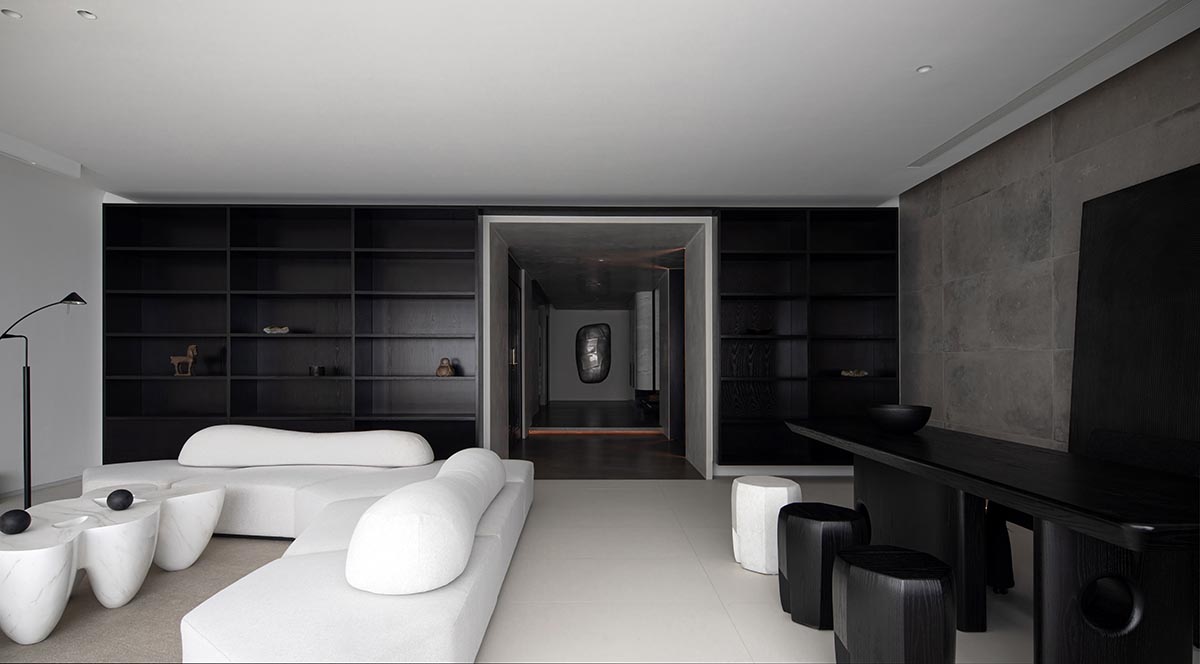 時上建築,住宅設計,大平層設計,450㎡家裝設計,家裝設計案例,家裝設計裝修效果圖,北京450㎡禪宗美學居所,功夫明星向佐的家,北京向佐住宅,時上建築設計作品,項目投稿