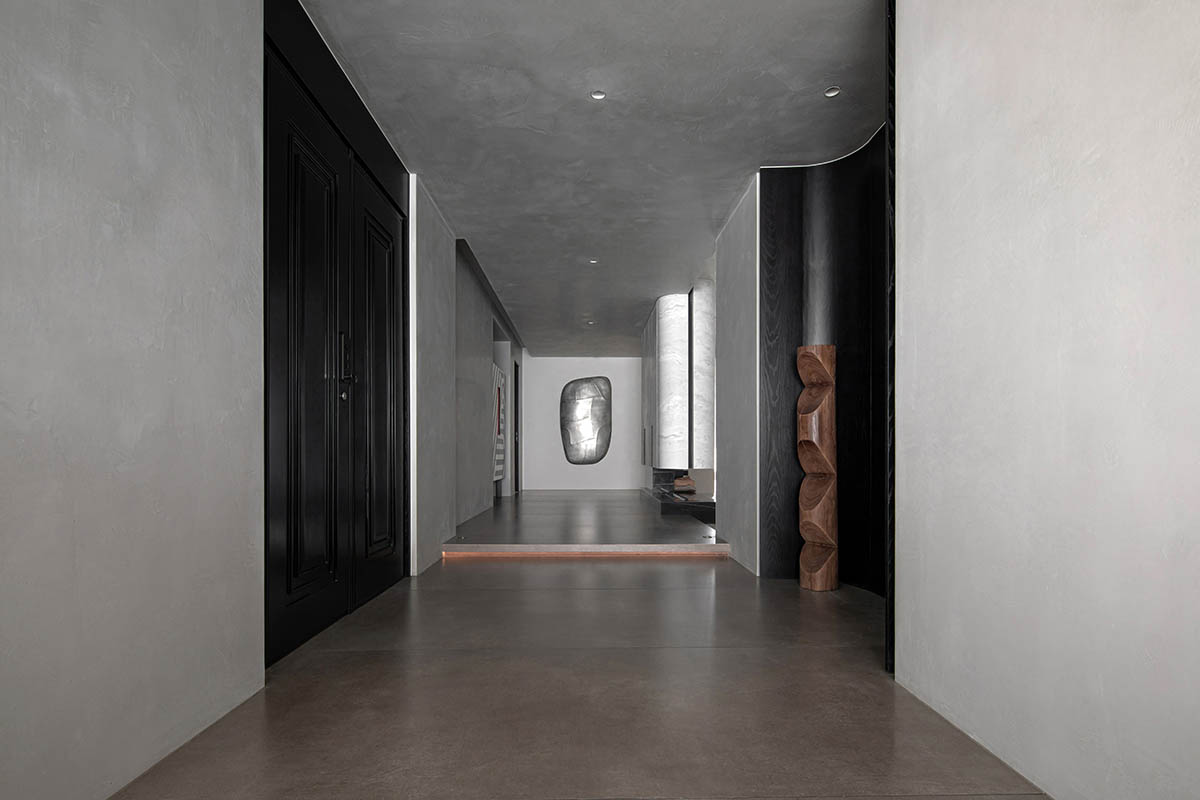 時上建築,住宅設計,大平層設計,450㎡家裝設計,家裝設計案例,家裝設計裝修效果圖,北京450㎡禪宗美學居所,功夫明星向佐的家,北京向佐住宅,時上建築設計作品,項目投稿