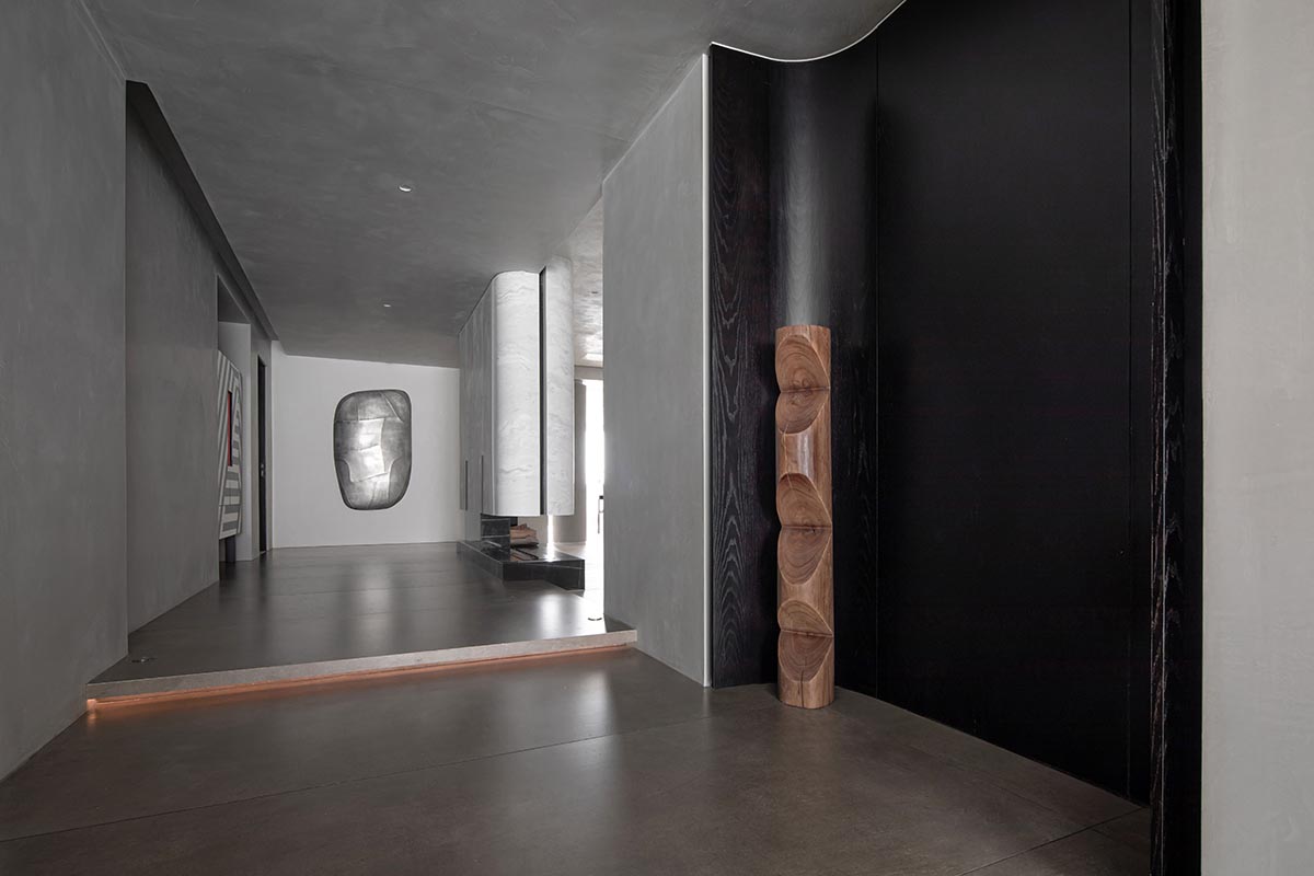 時上建築,住宅設計,大平層設計,450㎡家裝設計,家裝設計案例,家裝設計裝修效果圖,北京450㎡禪宗美學居所,功夫明星向佐的家,北京向佐住宅,時上建築設計作品,項目投稿