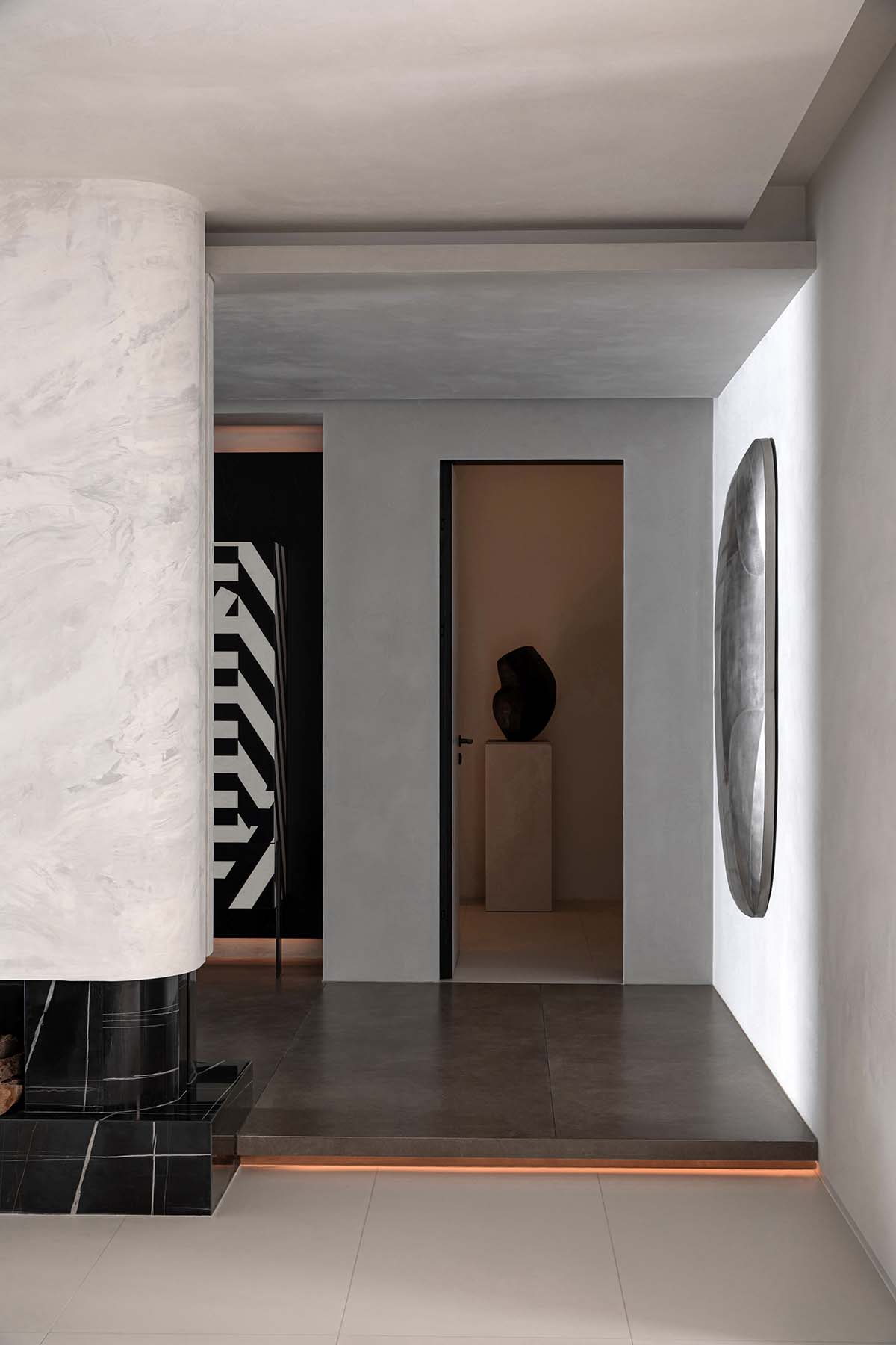 時上建築,住宅設計,大平層設計,450㎡家裝設計,家裝設計案例,家裝設計裝修效果圖,北京450㎡禪宗美學居所,功夫明星向佐的家,北京向佐住宅,時上建築設計作品,項目投稿