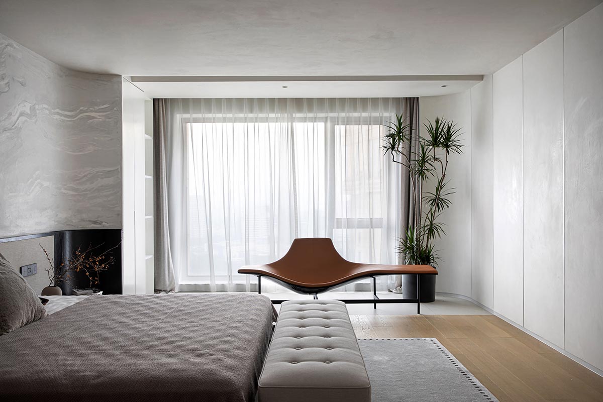 時上建築,住宅設計,大平層設計,450㎡家裝設計,家裝設計案例,家裝設計裝修效果圖,北京450㎡禪宗美學居所,功夫明星向佐的家,北京向佐住宅,時上建築設計作品,項目投稿