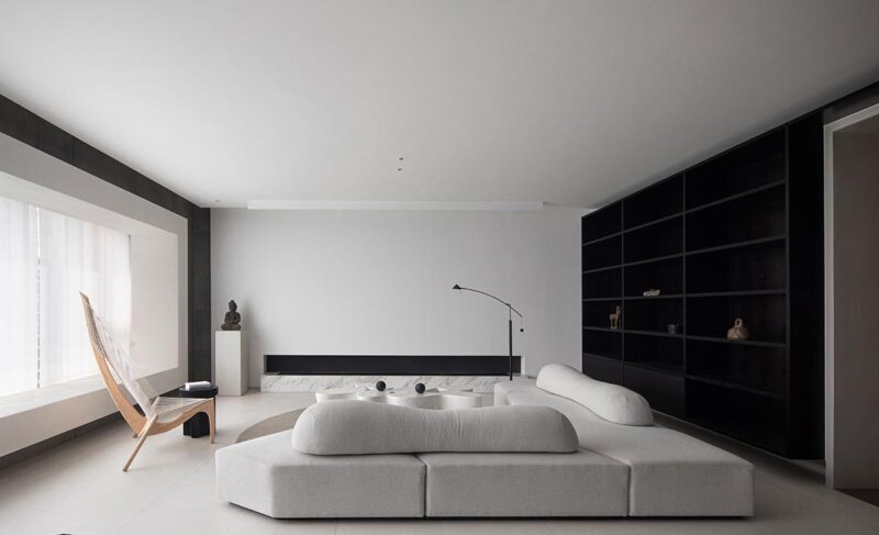 時上建築 | 北京450㎡禪宗美學居所-明星向佐的家