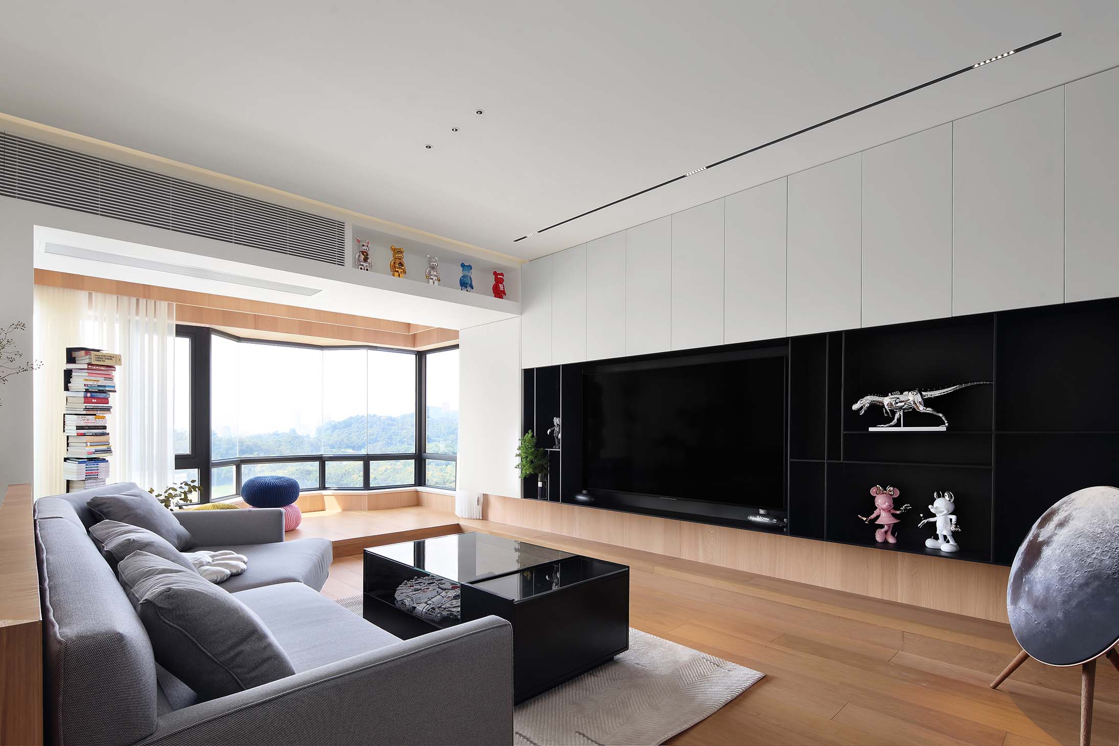 廣州171㎡潮玩之家,一點設計,廣州家裝設計,家裝設計案例,極簡主義,極簡風格設計,項目投稿