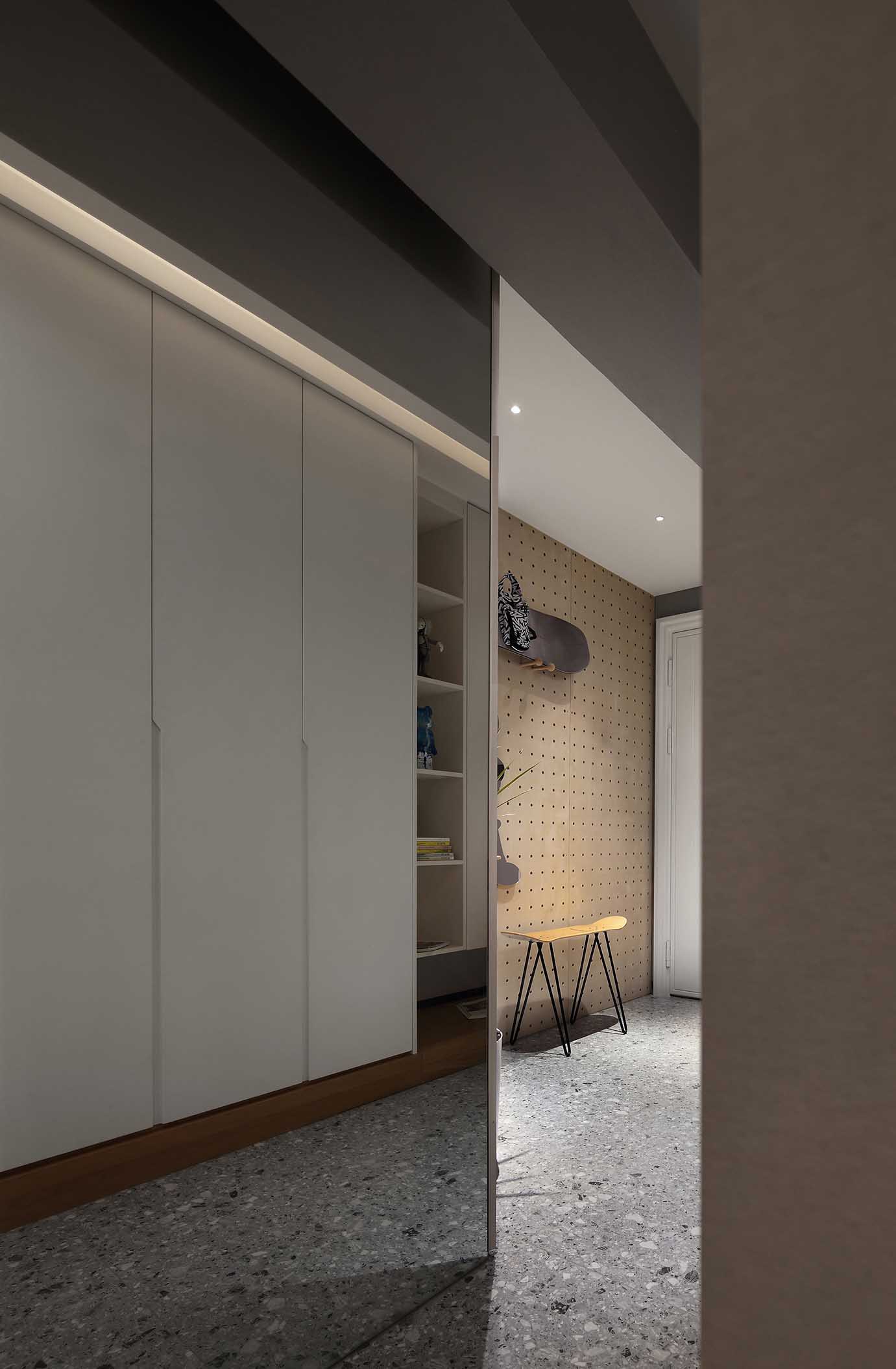 廣州171㎡潮玩之家,一點設計,廣州家裝設計,家裝設計案例,極簡主義,極簡風格設計,項目投稿