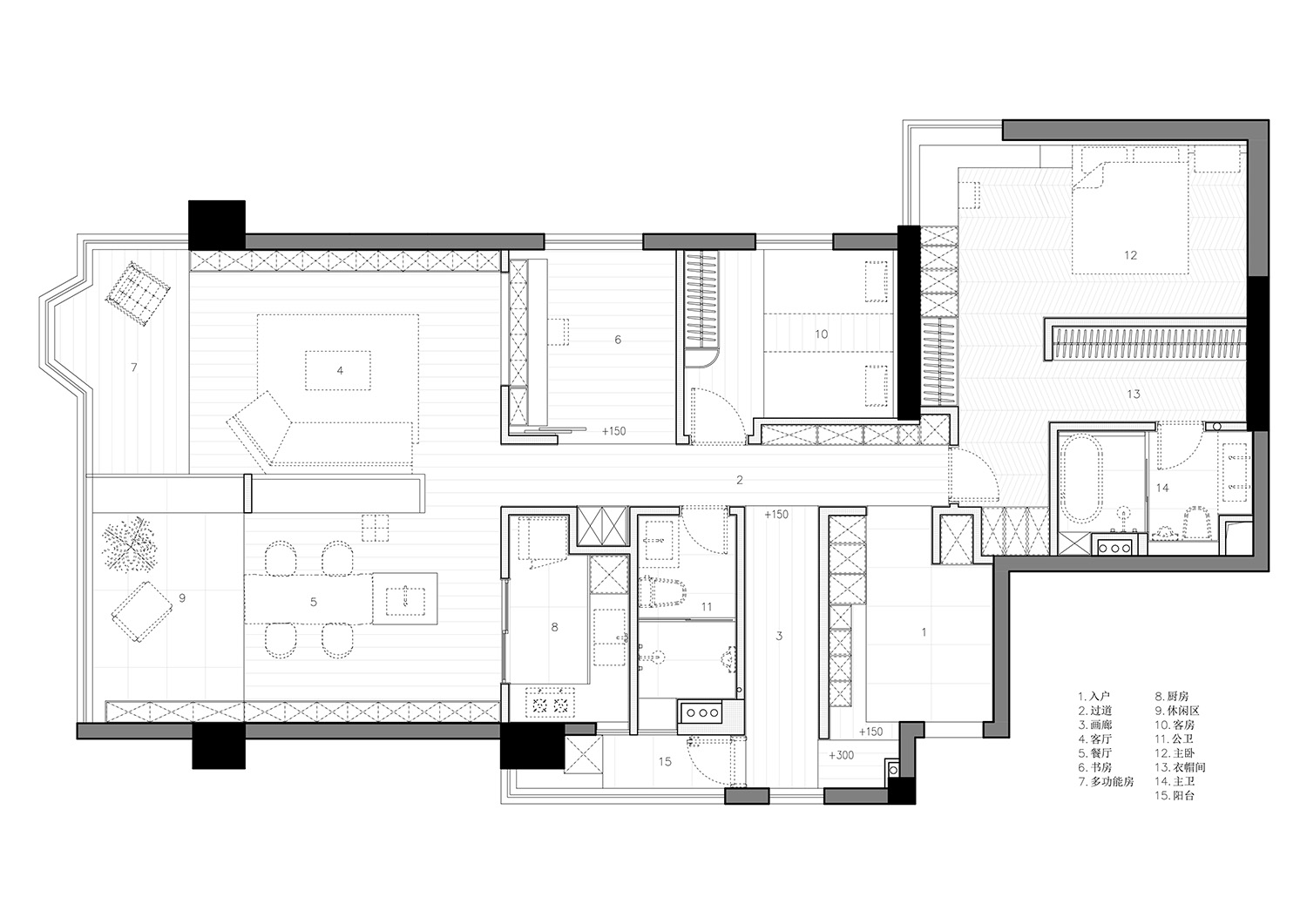 廣州171㎡潮玩之家,一點設計,廣州家裝設計,家裝設計案例,極簡主義,極簡風格設計,項目投稿