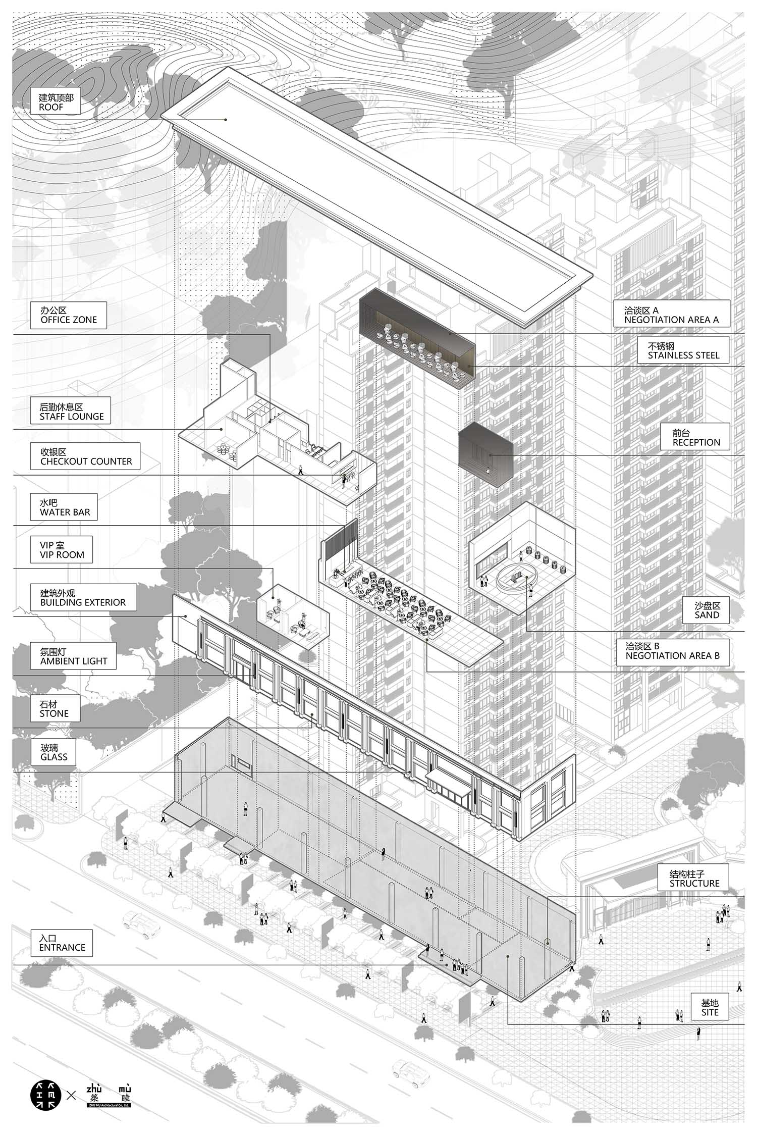 售樓處設計,銷售中心設計,樣板房設計,江門尚璟營銷中心,尚璟營銷中心,築睦建築設計,築睦建築設計事務所,項目投稿