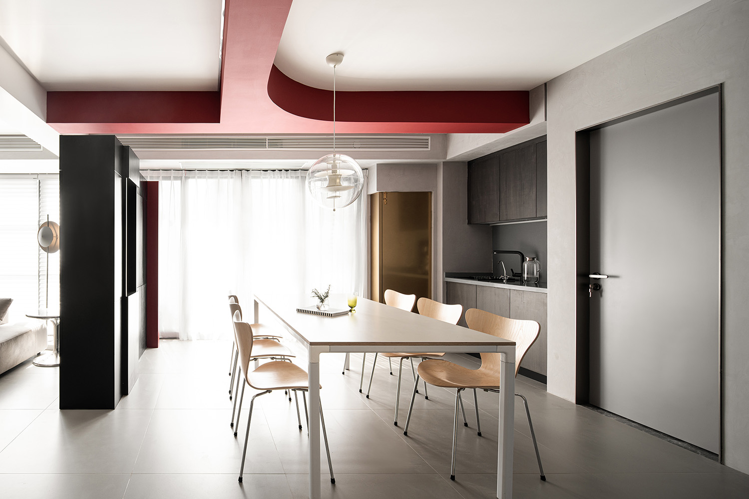 家裝設計,住宅設計,現代風格住宅設計,杭州住宅設計,杭州家裝設計,大平層設計,項目投稿,DNA,DNA邸內建築,杭州DNA邸內建築設計,DNA邸內建築設計