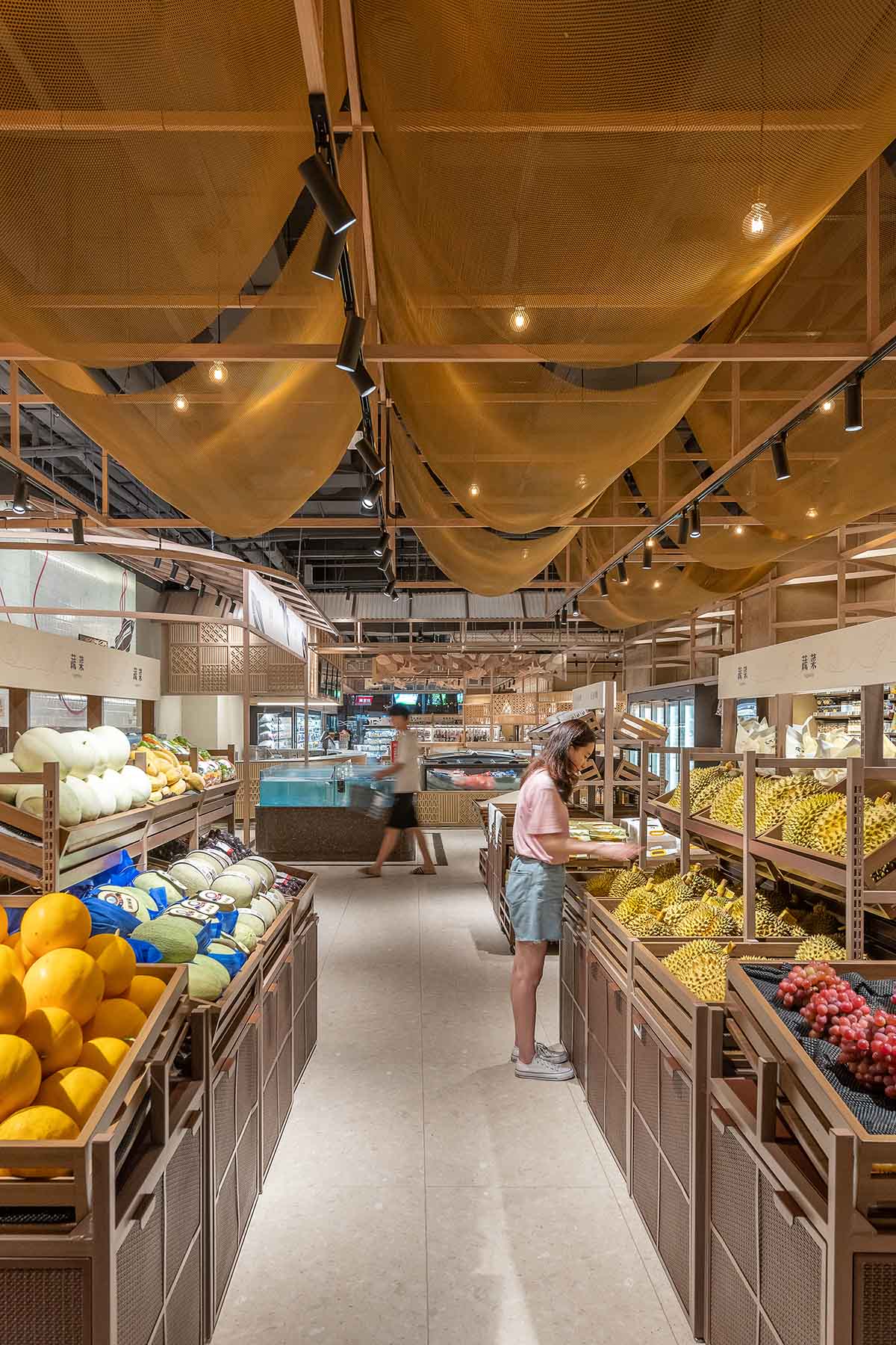 超市設計,零售店設計,長沙超市設計,多功能空間,複合式商店設計,福來食集,福來食集超市,長沙福來食集,芝作室,項目投稿