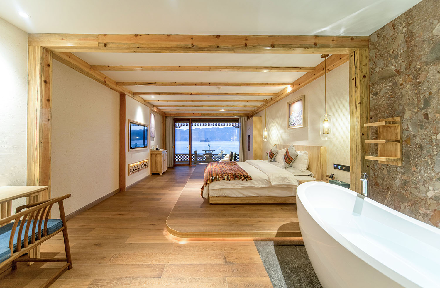 酒店設計,民宿設計,海景民宿,雲南海景民宿,達布墅院海景民宿,現代風格民宿設計,海景民宿設計,簡約民宿設計,雲南達布墅院海景民宿,麗江民宿,麗江民宿設計,長空創作,長空創作設計,項目投稿