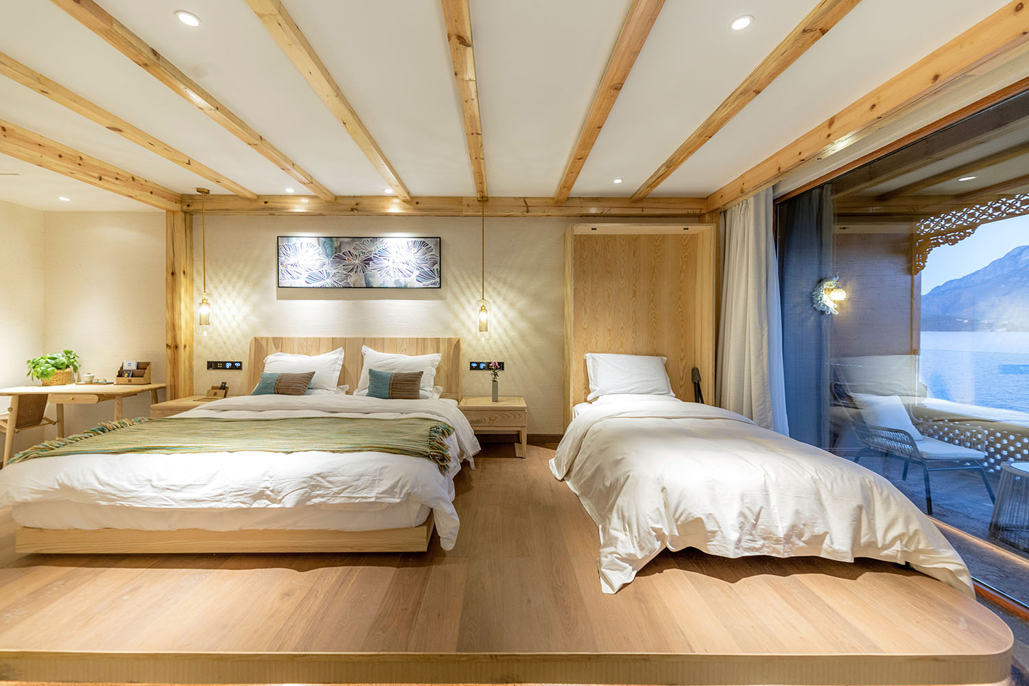 酒店設計,民宿設計,海景民宿,雲南海景民宿,達布墅院海景民宿,現代風格民宿設計,海景民宿設計,簡約民宿設計,雲南達布墅院海景民宿,麗江民宿,麗江民宿設計,長空創作,長空創作設計,項目投稿