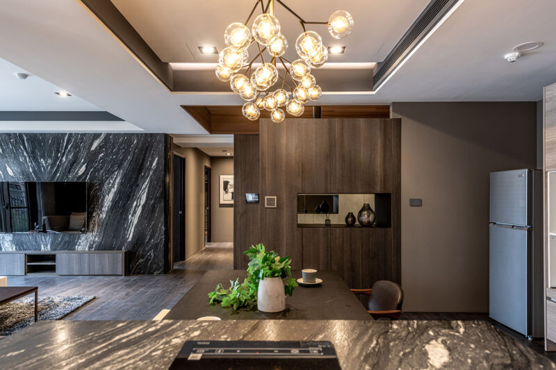 羽築設計 | 中國台灣195㎡大平層住宅-原・靜