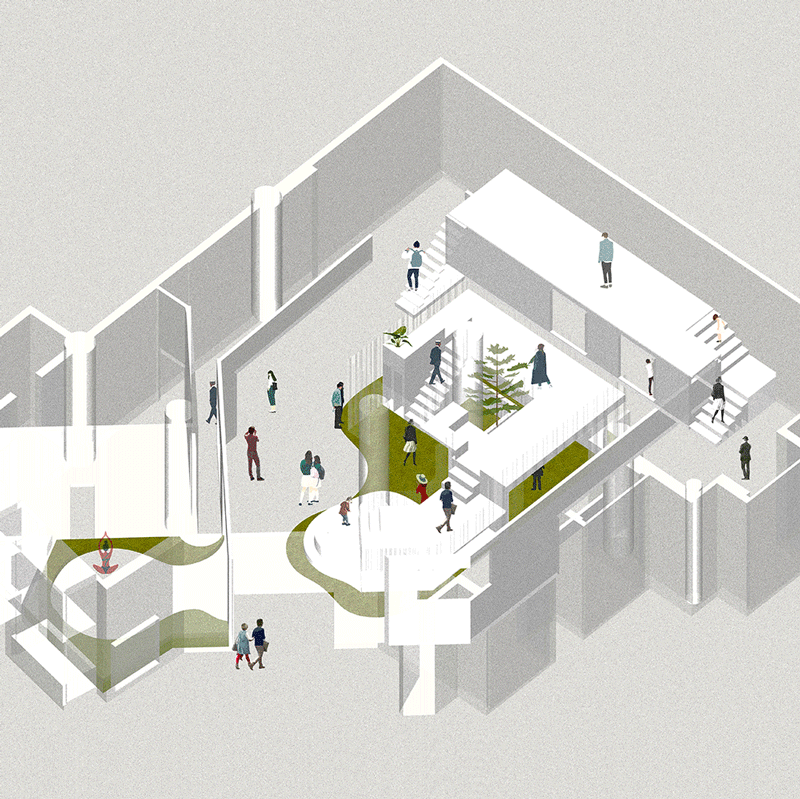 複合型空間,商業空間,北京複合型空間,中關村複合型空間,中關村休閑驛站,清石設計,清石建築設計事務所,項目投稿