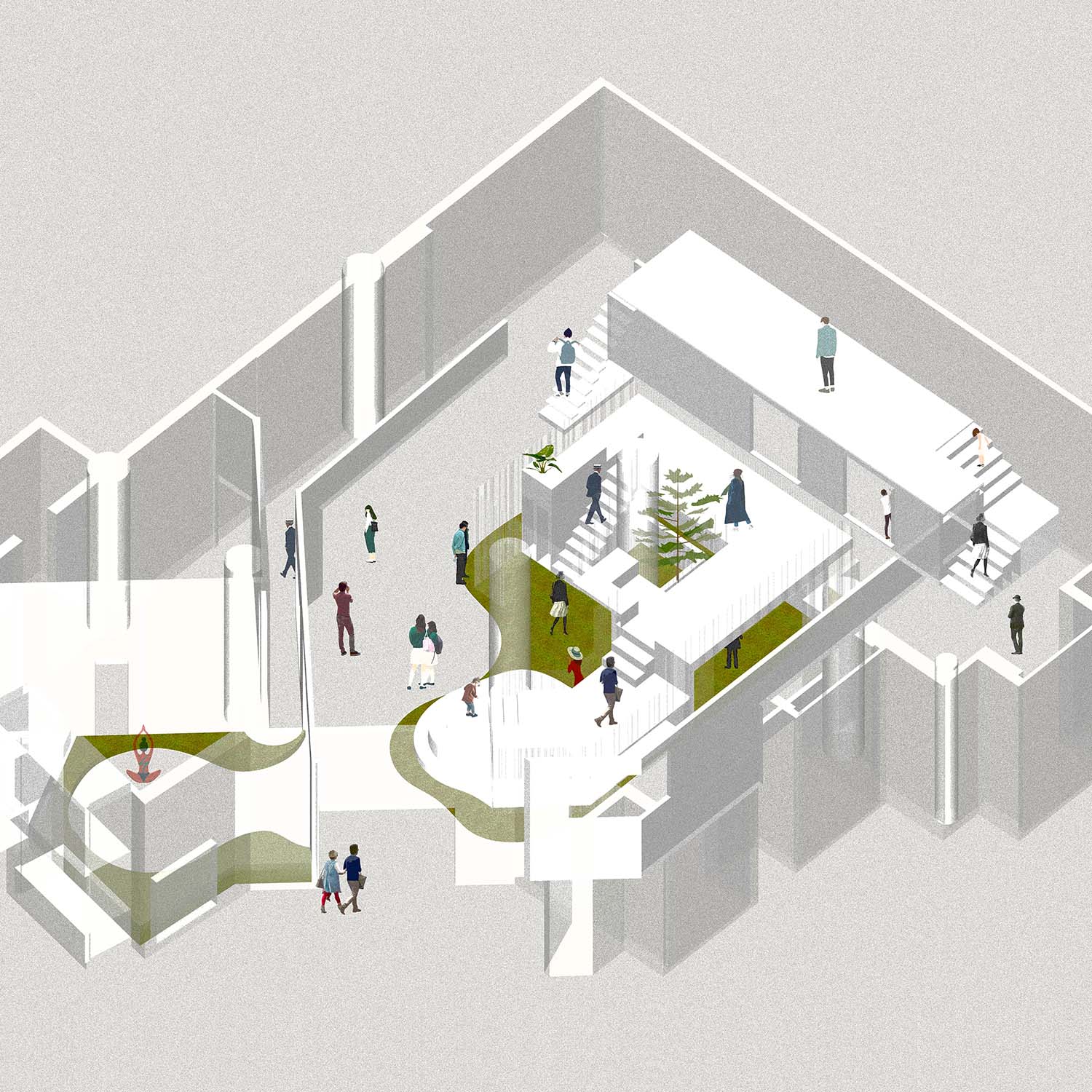 複合型空間,商業空間,北京複合型空間,中關村複合型空間,中關村休閑驛站,清石設計,清石建築設計事務所,項目投稿