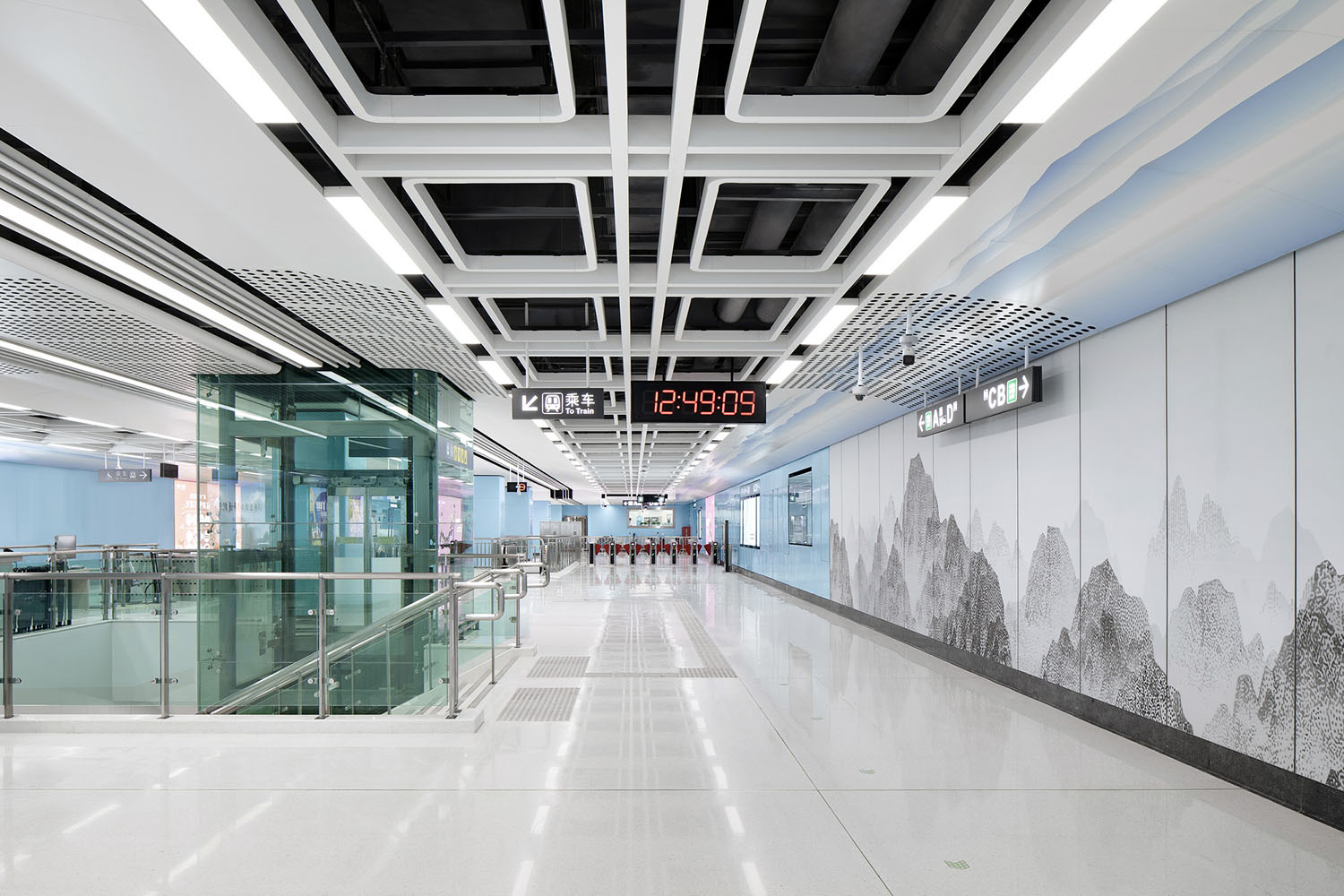 地鐵站設計,深圳地鐵站設計,地鐵站室內設計,城市交通設計,YANG設計集團,楊邦勝,項目投稿