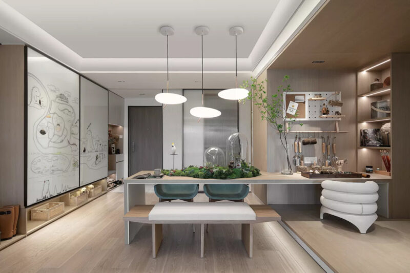 九和設計 | 河北固安拾光錦雲95戶型樣板間