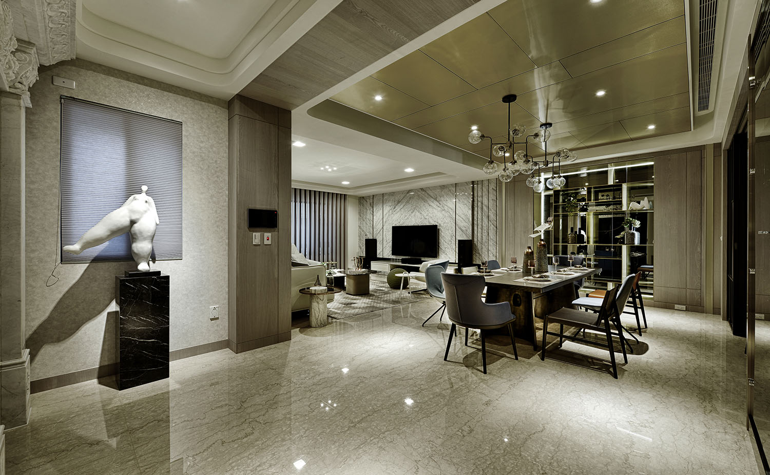 住宅空間,住宅設計,別墅設計,台灣住宅設計,台灣別墅設計,台灣家裝設計,台灣設計,輕奢風格住宅設計,現代風格住宅設計,輕奢風格,仝育設計,仝育設計作品,項目投稿