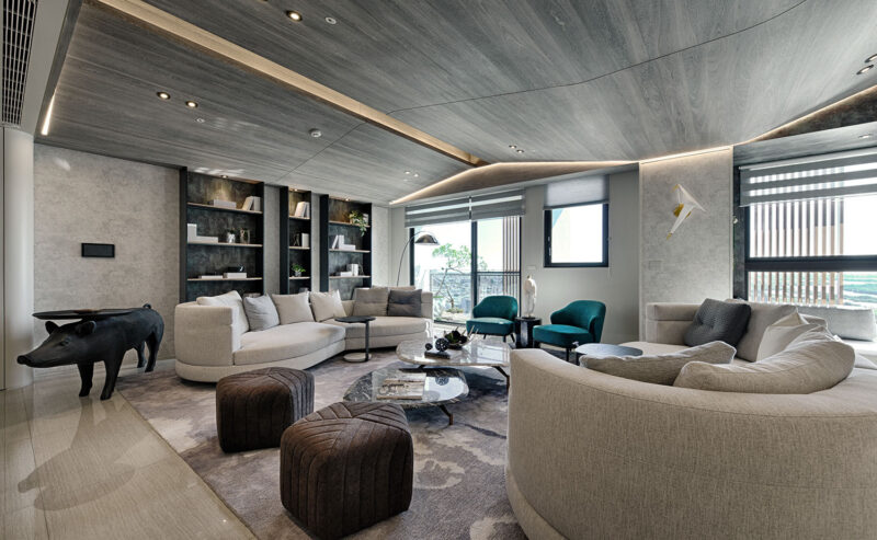 仝育設計 | 汐見山-沉澱疲憊身心宅邸流溢道中山水風貌