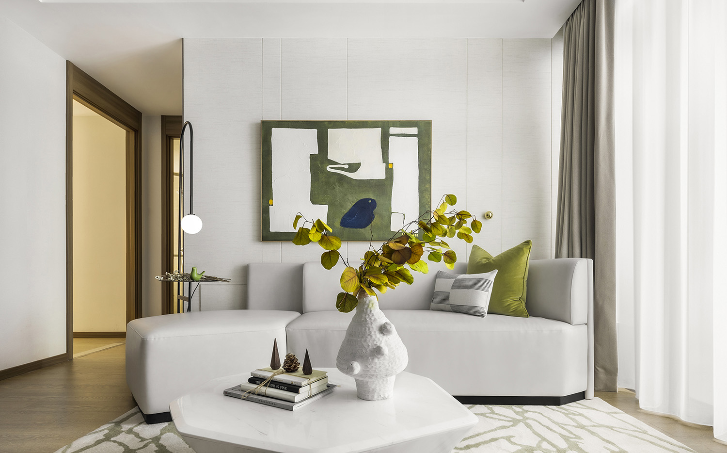 軟裝設計,樣板間軟裝設計,家裝軟裝設計,現代風格軟裝設計,陽光城清溪水岸樣板間,陽光城樣板間,清溪水岸樣板間,項目投稿,EVD,上海廿象,上海廿象設計,EVD設計