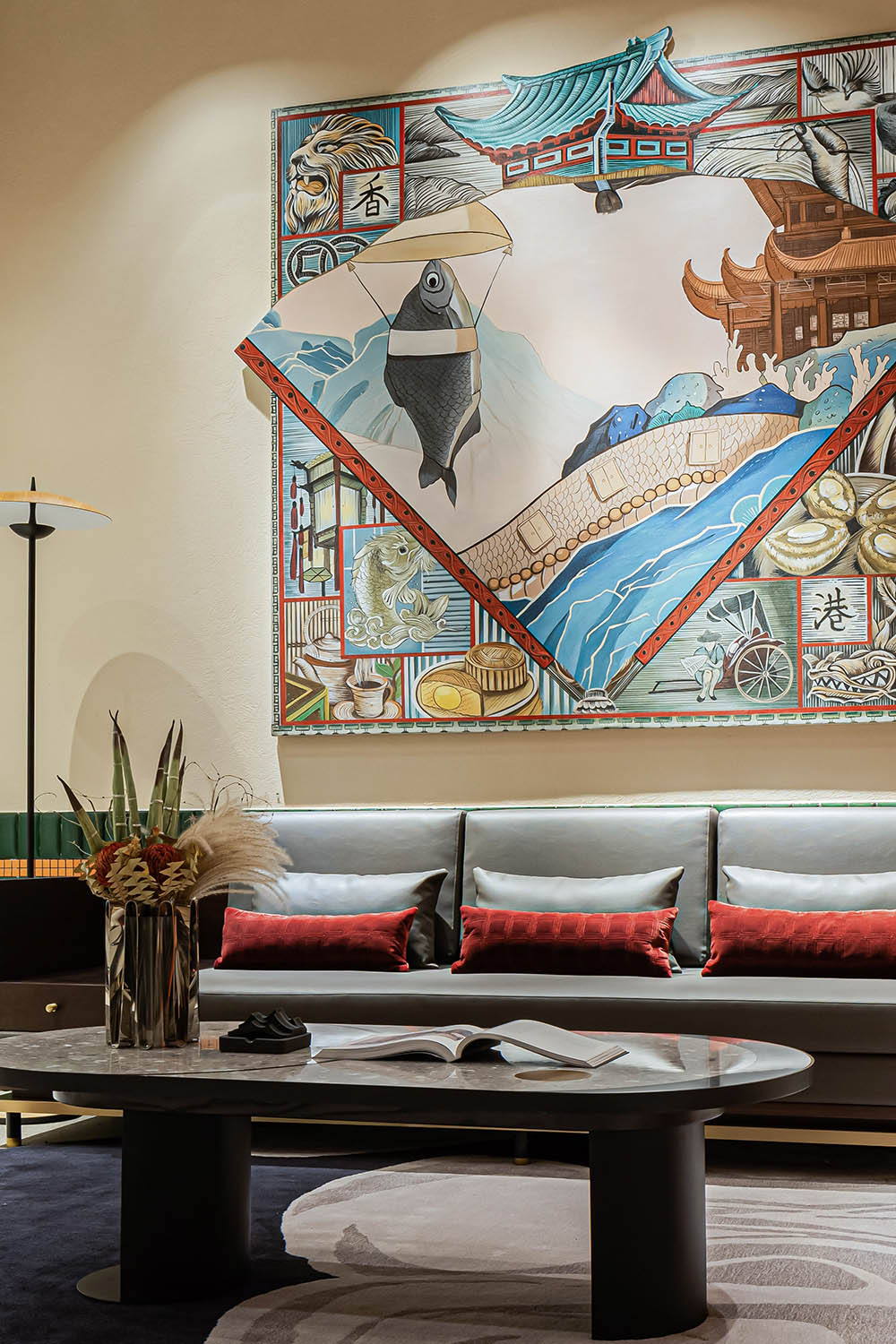 餐廳設計,餐飲空間設計,軟裝設計,餐廳軟裝設計,茶餐廳設計,休閑餐廳設計,川港粵尚茶餐廳,粵尚茶餐廳,羽果設計,項目投稿