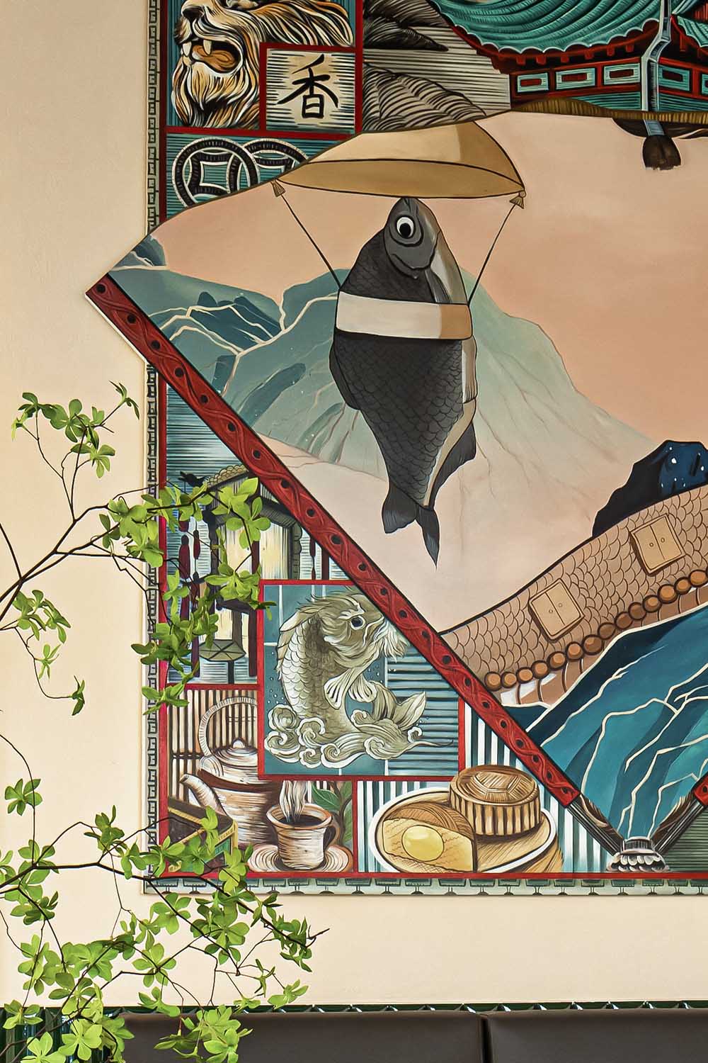 餐廳設計,餐飲空間設計,軟裝設計,餐廳軟裝設計,茶餐廳設計,休閑餐廳設計,川港粵尚茶餐廳,粵尚茶餐廳,羽果設計,項目投稿