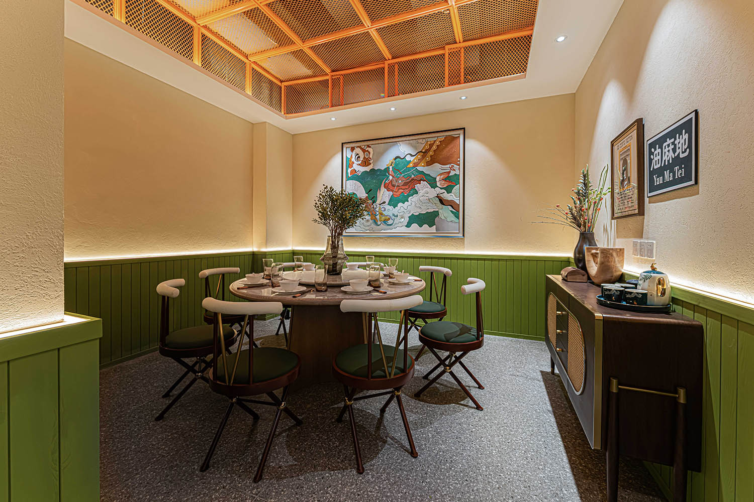 餐廳設計,餐飲空間設計,軟裝設計,餐廳軟裝設計,茶餐廳設計,休閑餐廳設計,川港粵尚茶餐廳,粵尚茶餐廳,羽果設計,項目投稿