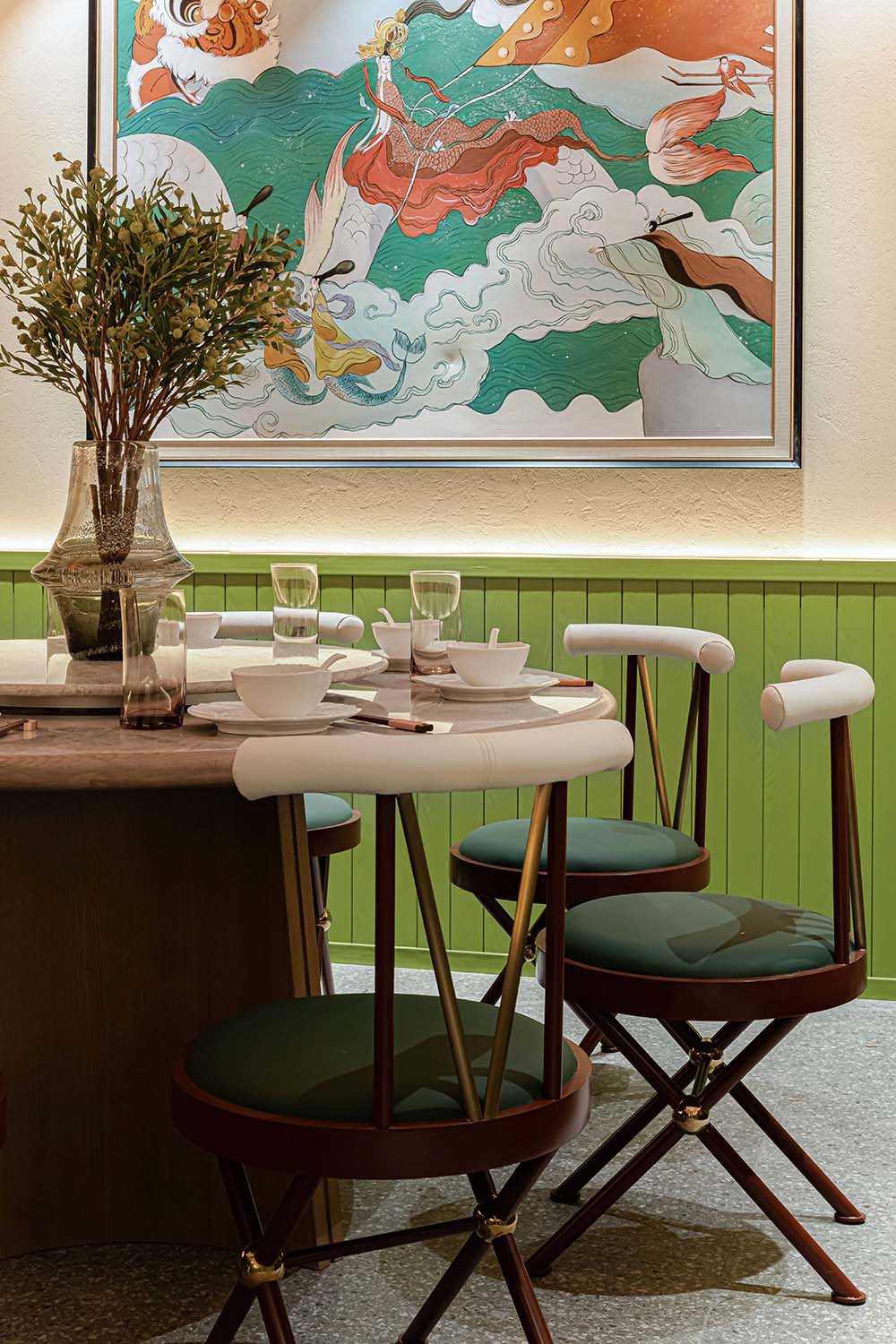 餐廳設計,餐飲空間設計,軟裝設計,餐廳軟裝設計,茶餐廳設計,休閑餐廳設計,川港粵尚茶餐廳,粵尚茶餐廳,羽果設計,項目投稿