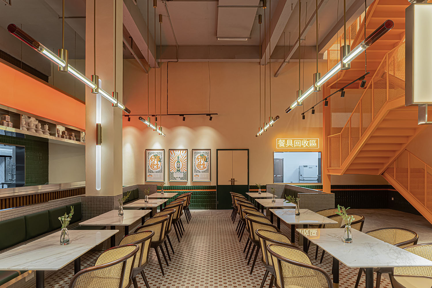 餐廳設計,餐飲空間設計,軟裝設計,餐廳軟裝設計,茶餐廳設計,休閑餐廳設計,川港粵尚茶餐廳,粵尚茶餐廳,羽果設計,項目投稿