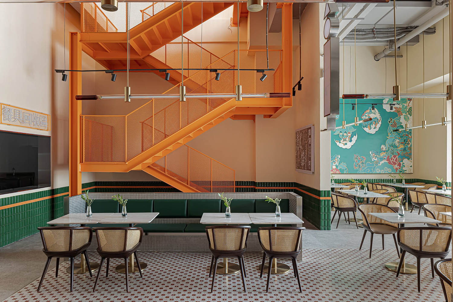 餐廳設計,餐飲空間設計,軟裝設計,餐廳軟裝設計,茶餐廳設計,休閑餐廳設計,川港粵尚茶餐廳,粵尚茶餐廳,羽果設計,項目投稿