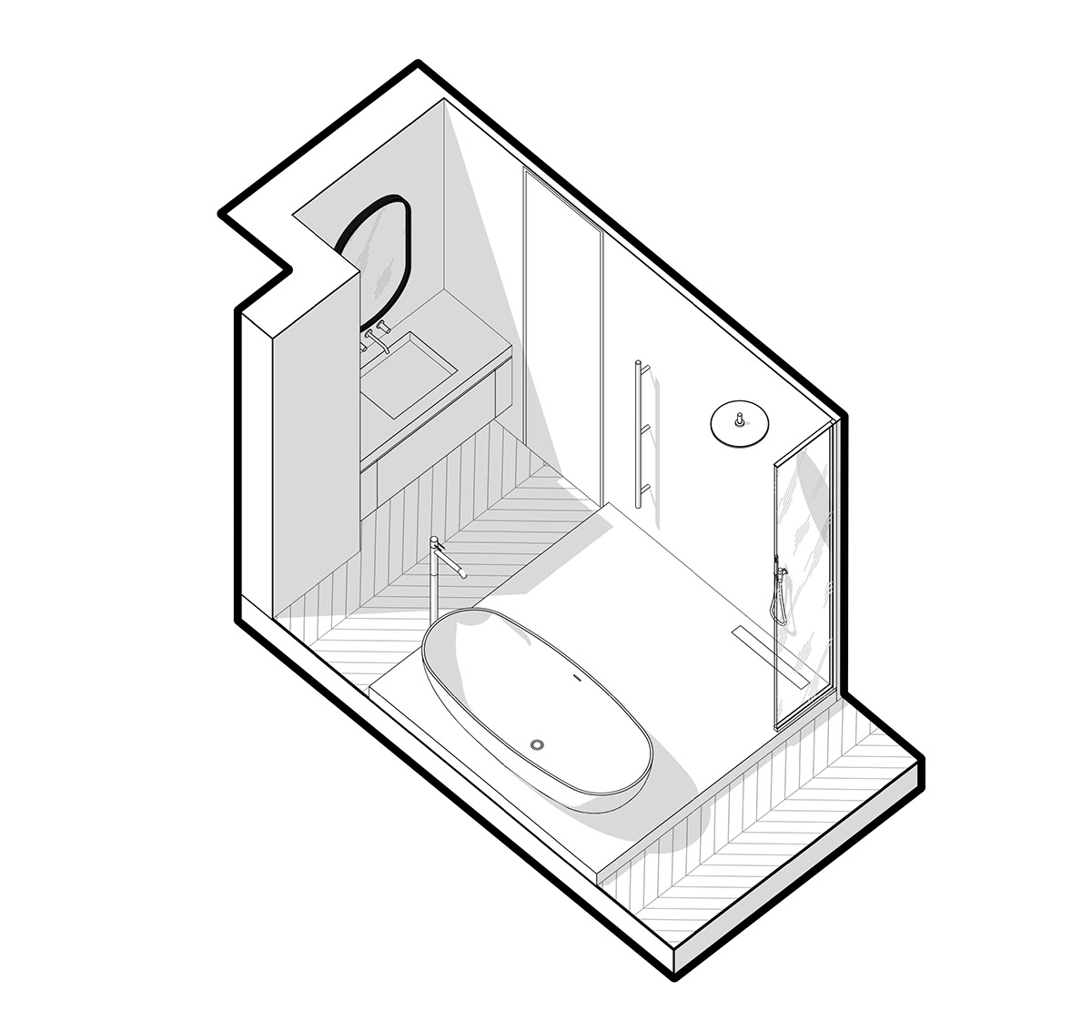 110㎡單臥室公寓,公寓設計,住宅設計,110㎡住宅設計,住宅設計案例,現代風格設計,ONE MORE BURO