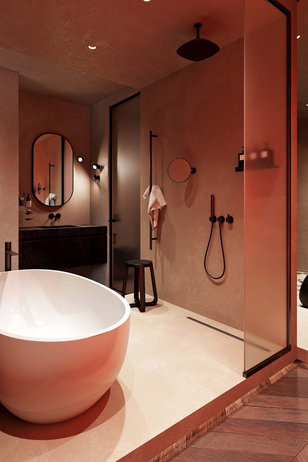 110㎡單臥室公寓,公寓設計,住宅設計,110㎡住宅設計,住宅設計案例,現代風格設計,ONE MORE BURO