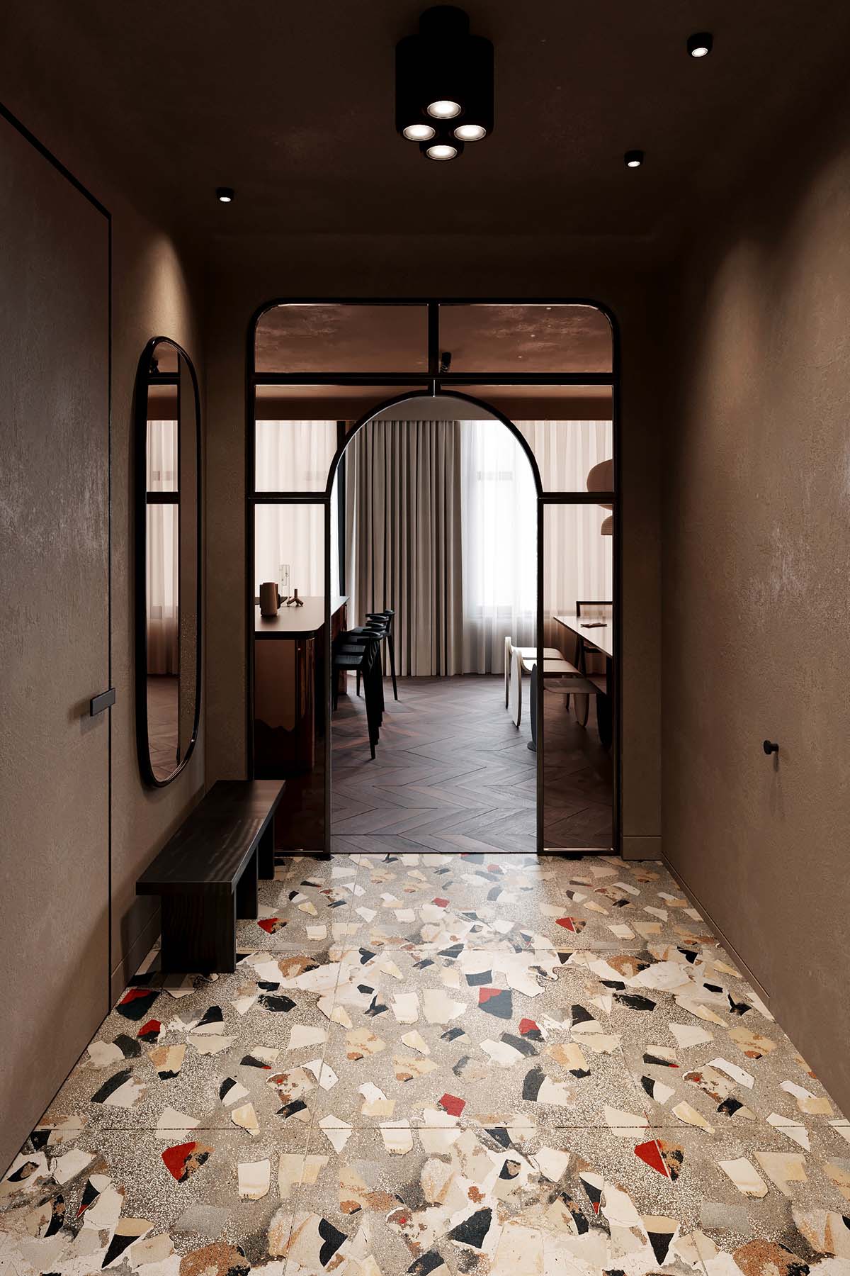 110㎡單臥室公寓,公寓設計,住宅設計,110㎡住宅設計,住宅設計案例,現代風格設計,ONE MORE BURO