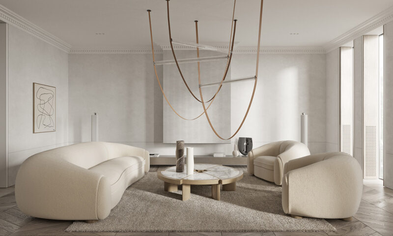 TOLKO | 150㎡，城市極簡主義，藝術性和豪華的共生