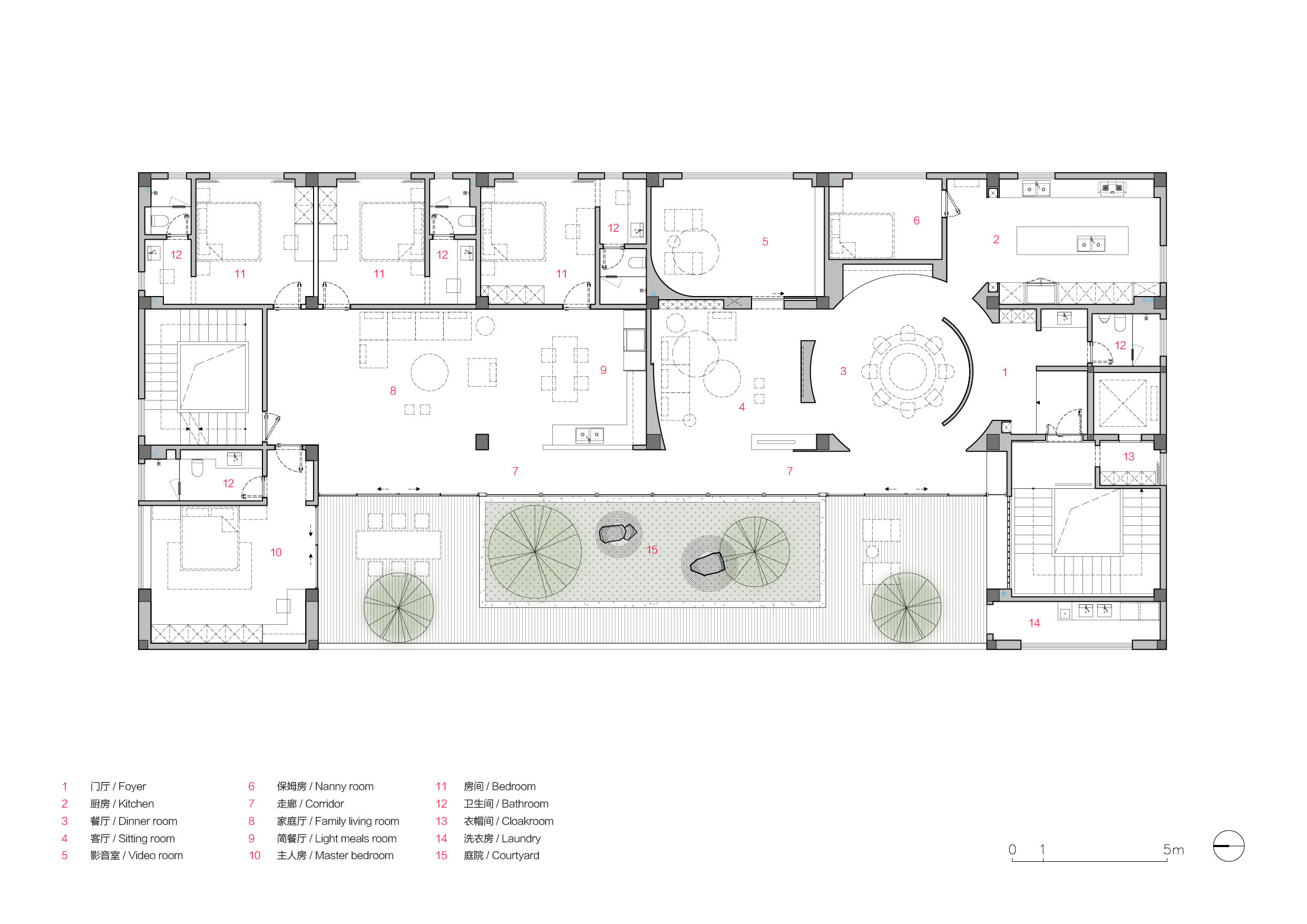350㎡家裝設計,住宅設計案例,家裝設計,住宅設計,現代風格住宅設計,汕頭住宅設計,汕頭家裝設計,大平層設計,汕頭大平層設計,項目投稿,質感建築設計,PADSTUDIO質感建築設計,項目投稿