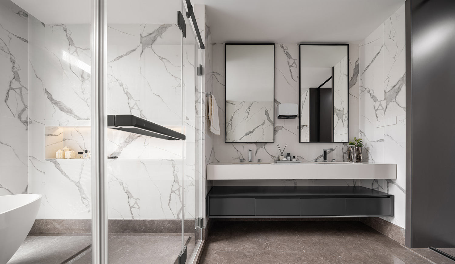 260㎡家裝設計,住宅設計案例,家裝設計,住宅設計,現代風格住宅設計,杭州住宅設計,杭州家裝設計,大平層設計,項目投稿,DNA,DNA邸內建築,杭州DNA邸內建築設計,DNA邸內建築設計,項目投稿