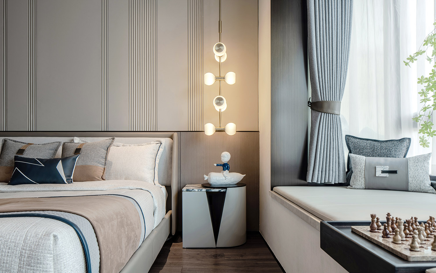 軟裝設計,樣板房軟裝設計,樣板間軟裝設計,南寧建發央璽J戶型樣板房,建發央璽J戶型樣板房,現代風格軟裝設計,零次方設計,深圳零次方空間設計,項目投稿