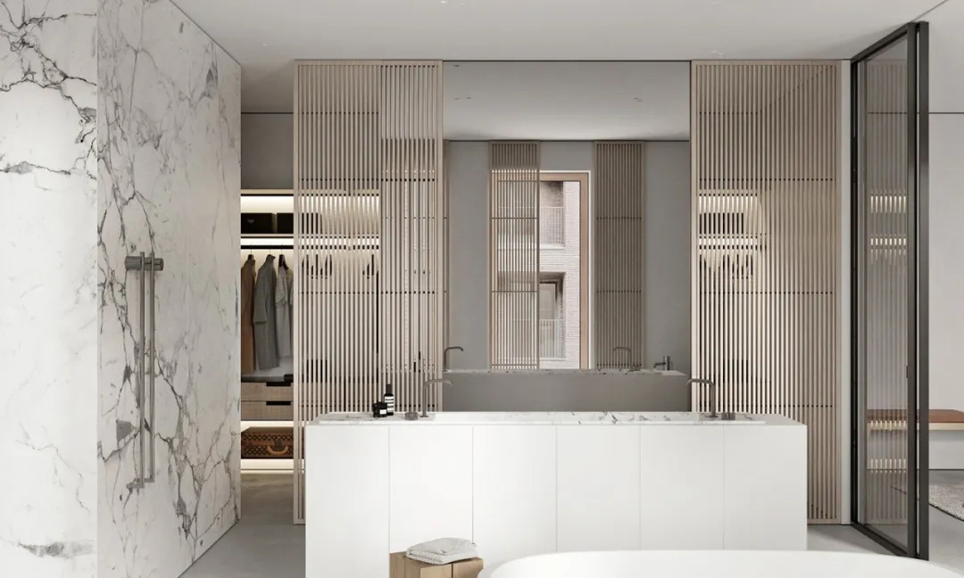 210㎡住宅設計,大平層設計,現代風格住宅設計,國外住宅設計,國外大平層設計,國外現代風格設計,現代風格設計案例,輕奢風格設計,輕奢風格住宅設計,國外輕奢風格,Chub Architects