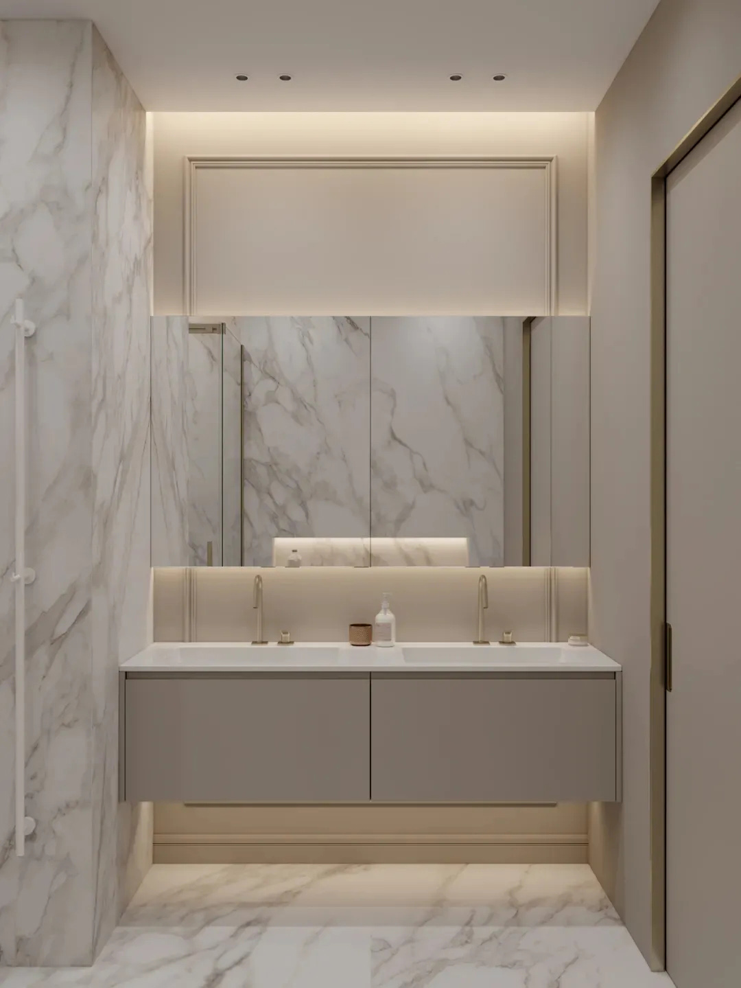 125㎡住宅設計,輕奢風設計,輕奢風格設計,住宅設計,國外住宅設計,國外住宅設計案例,國外輕奢風設計,現代風格住宅設計,現代風格住宅案例,DE&DE