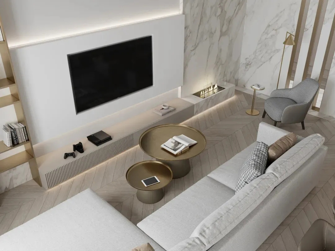 125㎡住宅設計,輕奢風設計,輕奢風格設計,住宅設計,國外住宅設計,國外住宅設計案例,國外輕奢風設計,現代風格住宅設計,現代風格住宅案例,DE&DE