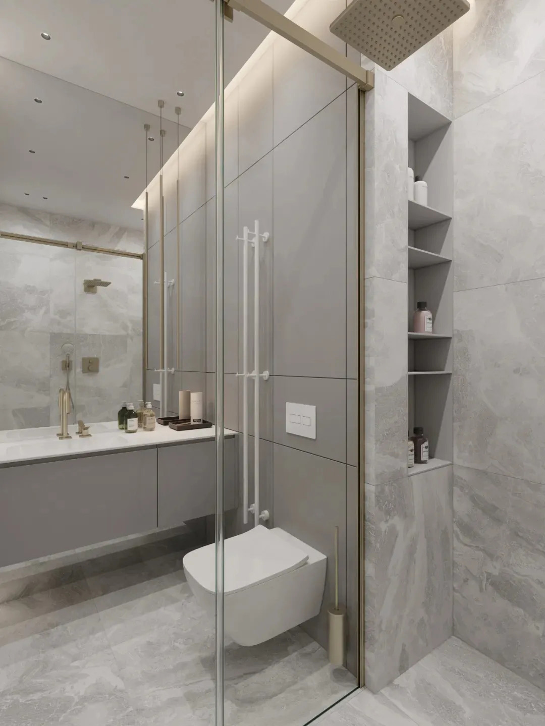 125㎡住宅設計,輕奢風設計,輕奢風格設計,住宅設計,國外住宅設計,國外住宅設計案例,國外輕奢風設計,現代風格住宅設計,現代風格住宅案例,DE&DE